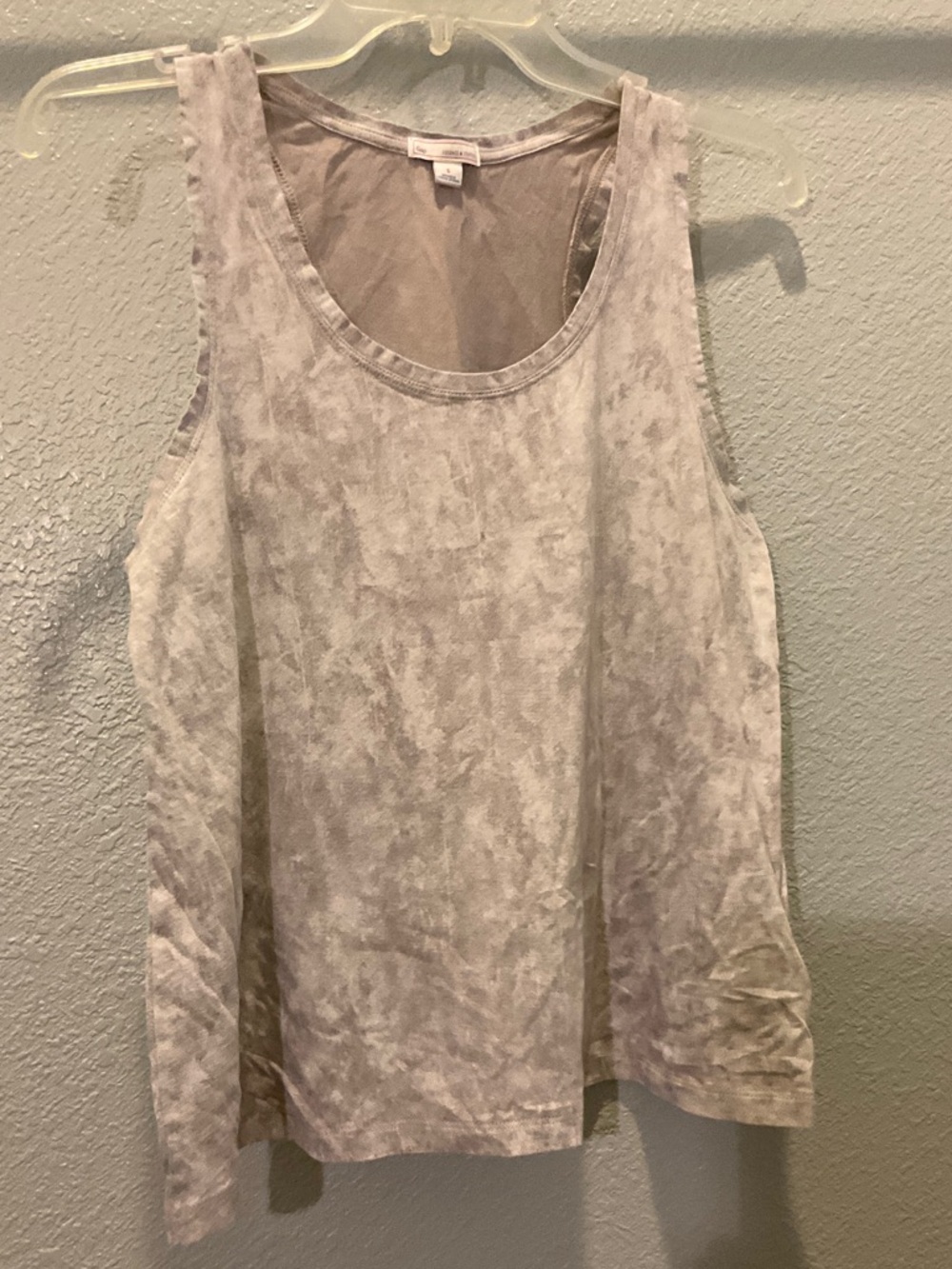 GAP Light Gray Tie-Dye Tank Top